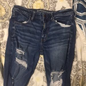 American eagle ripped jeans